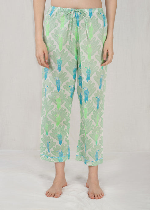 Women's Tropical Hornbill  Pajama Set